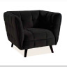 Диван CASTELLO 2 Velvet Bluvel 19  Signal (черный) заказать по цене 84 495 руб. в Перми
