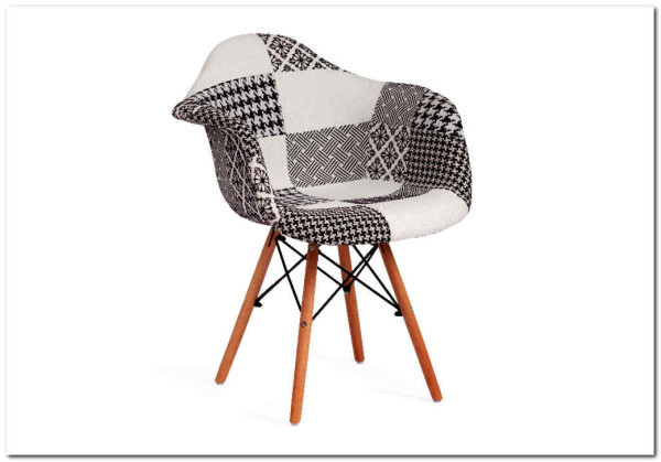Кресло Secret De Maison CINDY SOFT (EAMES) (mod. 101) black/white (черный/белый) заказать по цене 7 720 руб. в Перми