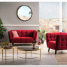 Диван CASTELLO 2 Velvet Bluvel 59  Signal (бордовый) заказать по цене 84 495 руб. в Перми