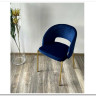 Стул AGNES BLUVEL-86 NAVY BLUE, золотой каркас заказать по цене 4 725 руб. в Перми