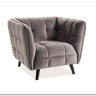 Кресло CASTELLO 1 Velvet Bluvel 14  Signal (серый) заказать по цене 64 889 руб. в Перми