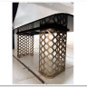 Стол CHIAVARI 220 KL-116 Черный мрамор матовый, итальянская керамика / бронзовый, DISAUR заказать по цене 96 480 руб. в Перми