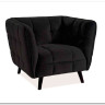 Кресло CASTELLO 1 Velvet Bluvel 19  Signal (черный) заказать по цене 64 889 руб. в Перми