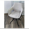 Стул ROCKS 180 град. Светло-серый Enjoy 151, ткань/ темно-серый Maison 95, PU/ черный каркас, DISAUR заказать по цене 0 руб. в Перми