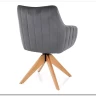 Стул кухонный Signal AZALIA D Velvet Bluvel 14 поворотный (серый/дуб) заказать по цене 21 209 руб. в Перми