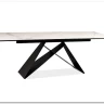 Стол обеденный Signal WESTIN III Ceramic 160 раскладной (белый/черный) заказать по цене 150 318 руб. в Перми