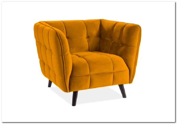 Кресло CASTELLO 1 Velvet Bluvel 68  Signal (карри) заказать по цене 64 889 руб. в Перми Кресло CASTELLO 1 Velvet Bluvel 68  Signal (карри) заказать по цене 64 889 руб. в Перми