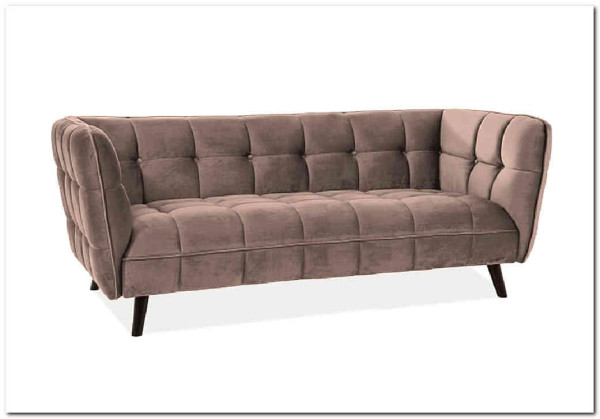 Диван CASTELLO 3 Velvet Bluvel 28  Signal (бежевый) заказать по цене 109 510 руб. в Перми