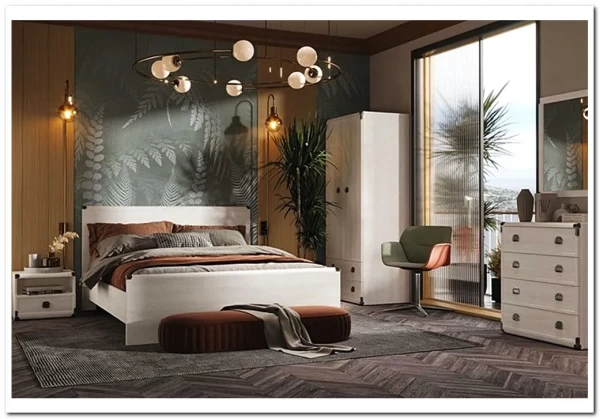 Мебель для спальни ИНДИАНА BRWпо цене 82 310 руб. в магазине Другая Мебель в Перми