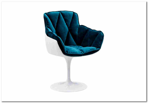 Кресло DС-1571D Marin blue fabric 7033-29 заказать по цене 25 800 руб. в Перми