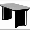 Стол RASMUS 160 TL-45 Белый мрамор, испанская керамика / черный каркас, DISAUR заказать по цене 95 250 руб. в Перми