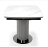 Стол обеденный Halmar DANCAN раскладной (белый мрамор/серый/черный) заказать по цене 120 268 руб. в Перми