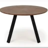Стол обеденный Halmar DANILO 120 (орех/черный) заказать по цене 30 953 руб. в Перми