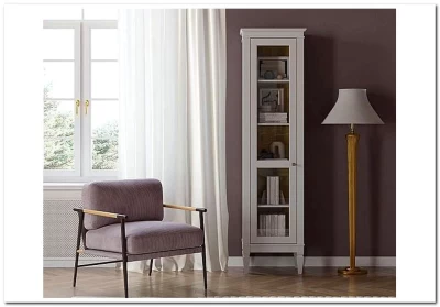 Шкаф для посуды Ольса-С 100Л из массива сосны