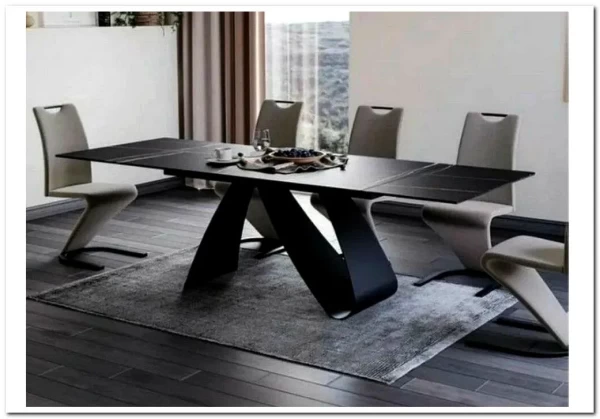 Стол обеденный Signal DIUNA CERAMIC раскладной (черный мат) заказать по цене 154 060 руб. в Перми