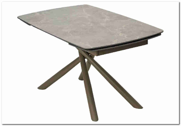 Стол RIVOLI 140 MATT LATTE STONE SOLID CERAMIC / TAUPE, DISAUR заказать по цене 74 900 руб. в Перми