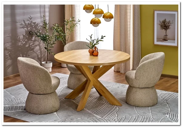 Стол обеденный Halmar MORUS 105 (натуральный/натуральный) заказать по цене 28 055 руб. в Перми