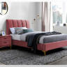 Кровать SIGNAL MIRAGE VELVET 90 античный розовый / золото тк. 185 заказать по цене 52 214 руб. в Перми