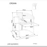 Стул кухонный Signal Crown Velvet Bluvel 22 (светло-бежевый/золотой) заказать по цене 30 928 руб. в Перми