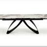 Стол обеденный Halmar HILARIO 180 раскладной (белый мрамор/черный) заказать по цене 122 998 руб. в Перми