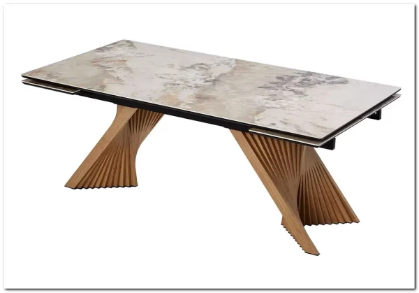 Стол МАНХЭТТЕН 200 PANDORA, керамика / Дуб Галифакс заказать по цене 101 100 руб. в Перми