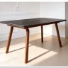Стол обеденный Halmar LOZANO (черный мрамор/ореховый) заказать по цене 68 406 руб. в Перми
