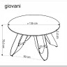 Стол обеденный Halmar GIOVANI 135 (зеленый мрамор/черный) заказать по цене 72 936 руб. в Перми