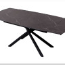 Стол RIVOLI 140 MATT BLACK MARBLE SOLID CERAMIC / BLACK заказать по цене 74 900 руб. в Перми