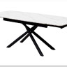 Стол RIVOLI 140 MATT WHITE MARBLE SOLID CERAMIC / BLACK заказать по цене 74 900 руб. в Перми