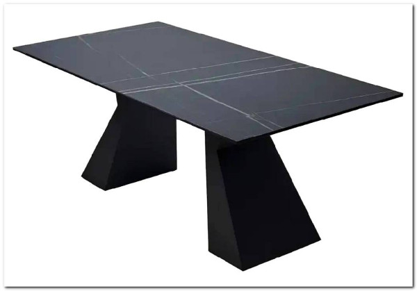 Стол БОГАРТ 200 TITANIUM BLACK PULIDO, керамика / Черный заказать по цене 110 900 руб. в Перми