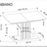 Стол обеденный Halmar FABIANO 135 раскладной (дуб вотан/черный) заказать по цене 35 569 руб. в Перми