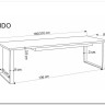Стол обеденный Halmar CANDIDO 160 раскладной (дуб вотан/черный) заказать по цене 80 270 руб. в Перми