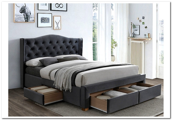 Кровать ASPEN II VELVET BLUVEL 14 160/200 Signal заказать по цене 82 622 руб. в Перми