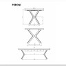 Стол обеденный Halmar PERONI 100 раскладной (дуб золотой/черный) заказать по цене 86 595 руб. в Перми