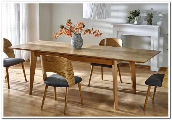 Стол обеденный Halmar EDMONDO 160 раскладной (дуб) заказать по цене 106 678 руб. в Перми