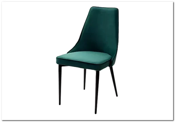 Стул NEPAL-P ЗЕЛЕНЫЙ 19 велюр/ черный каркас заказать по цене 7 100 руб. в Перми