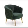 Кресло CROWN  Halmar (темно-зеленый/золотой) заказать по цене 30 381 руб. в Перми