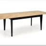 Стол обеденный Halmar EDMONDO 160 раскладной (дуб/черный) заказать по цене 104 586 руб. в Перми
