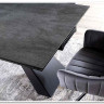 Стол обеденный Signal SALVADORE Ceramic 180 раскладной (серый мрамор/черный мат) заказать по цене 143 312 руб. в Перми
