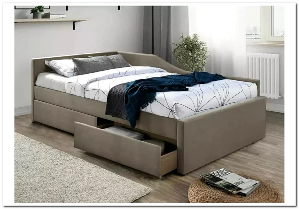 Кровать Signal ELIOT Velvet tap. 228 (бежевый) 120/200 заказать по цене 64 714 руб. в Перми