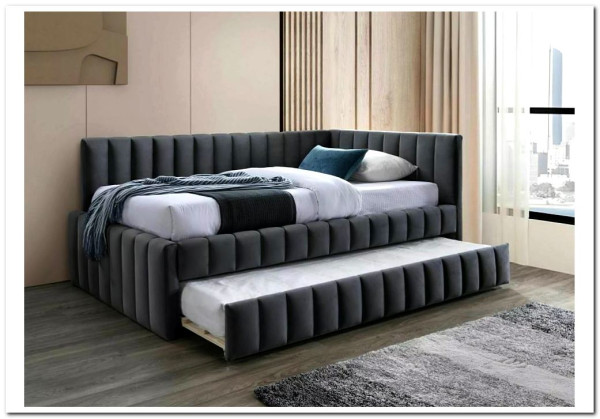 Кровать SIGNAL ALFIE Velvet Bluvel 14 темно-серый, 120/200 заказать по цене 77 985 руб. в Перми