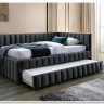 Кровать SIGNAL ALFIE Velvet Bluvel 14 темно-серый, 120/200 заказать по цене 77 985 руб. в Перми