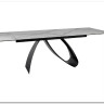 Стол обеденный Signal DIUNA Ceramic 160 раскладной (Statuario Venato белый/черный мат) заказать по цене 156 634 руб. в Перми
