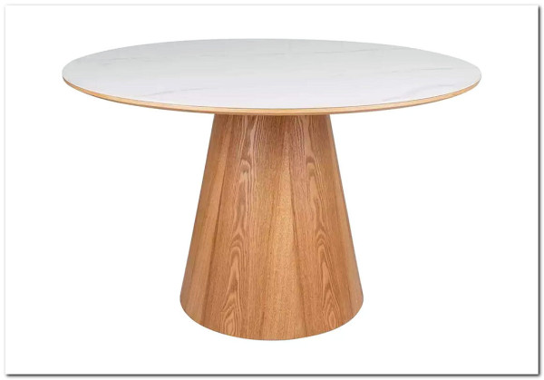 Стол обеденный Signal ANGEL Ceramic 120 (белый/дуб) заказать по цене 70 299 руб. в Перми