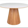 Стол обеденный Signal ANGEL Ceramic 120 (белый/дуб) заказать по цене 70 299 руб. в Перми