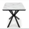 Стол обеденный Halmar DIESEL раскладной (белый мрамор/темно-серый/черный) заказать по цене 73 944 руб. в Перми