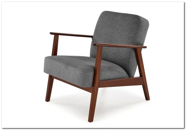 Кресло Halmar MILANO 1S tap. Castel 93 (серый) заказать по цене 33 355 руб. в Перми