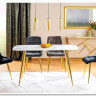 Стул кухонный Signal CHIC Velvet Bluvel 52 (античный розовый/золотой) заказать по цене 10 726 руб. в Перми