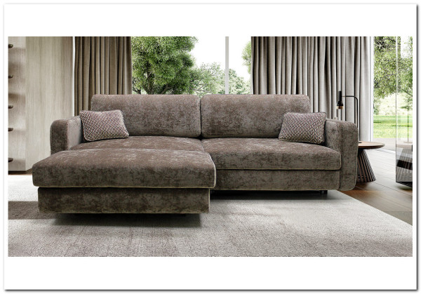 Диван Марко с широкой оттоманкой Soft Time заказать по цене 133 840 руб. в Перми Диван Марко с широкой оттоманкой Soft Time заказать по цене 133 840 руб. в Перми