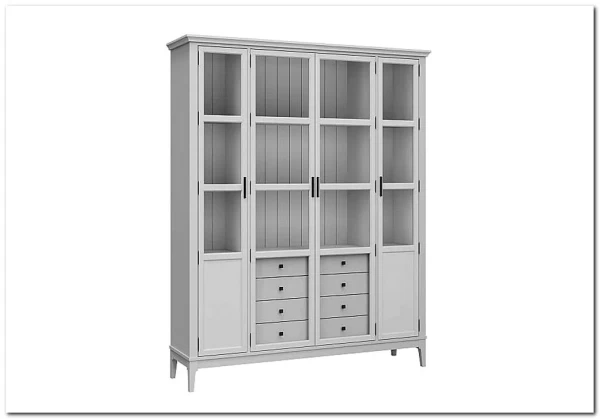 Шкаф для книг Квадро-С 422С/04 из массива сосны заказать по цене 93 269 руб. в Перми